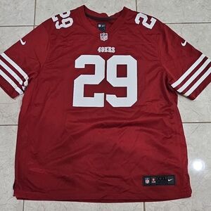 Nike Red and White 49ers Jersey